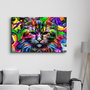 Wallity Pintura Decorativa de Vidrio Templado Multicolor 46 x 72 cm